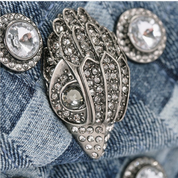 NWT Denim Crossbody Kurt Geiger - Picture 4 of 5